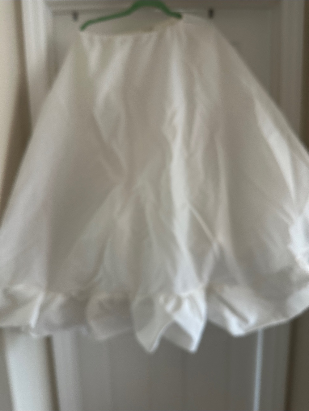 White Full Skirt / Petticoat wedding slip tulle